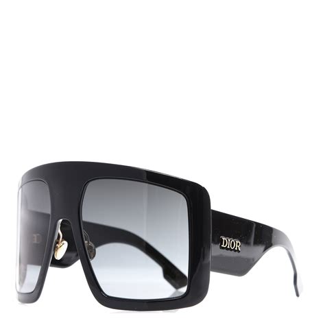 dior so light 1 black|Dior: Black 'DiorSoLight1' Sunglasses .